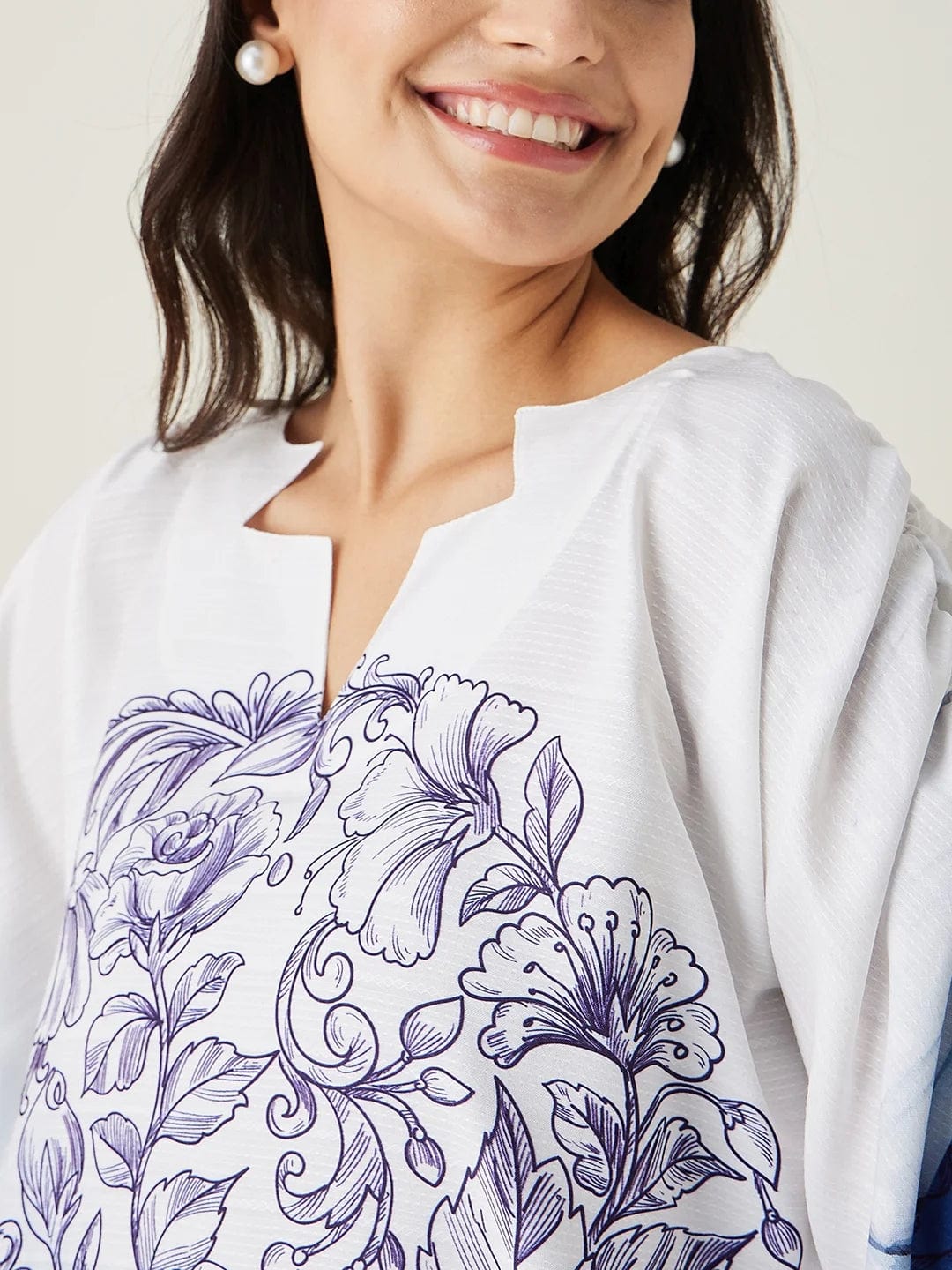 The Kaftan Company Kaftan Blue Tranquil Mandala Resort Kaftan