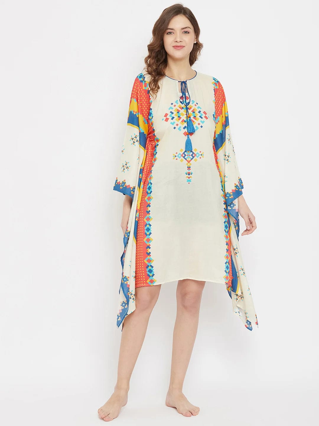 The Kaftan Company Kaftan Bohemian Vibe Modal Resort Kaftan (Final Sale)