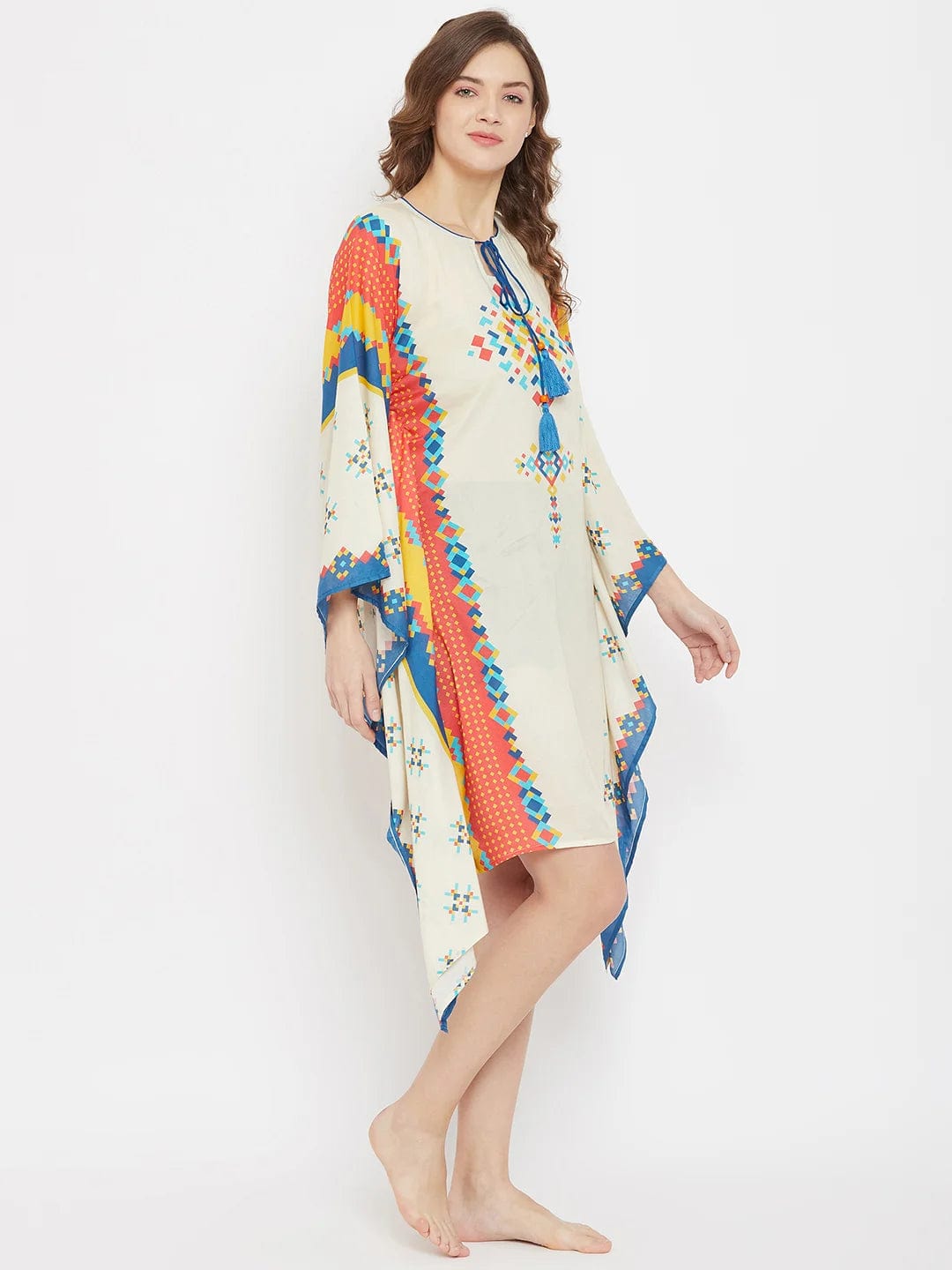 The Kaftan Company Kaftan Bohemian Vibe Modal Resort Kaftan (Final Sale)