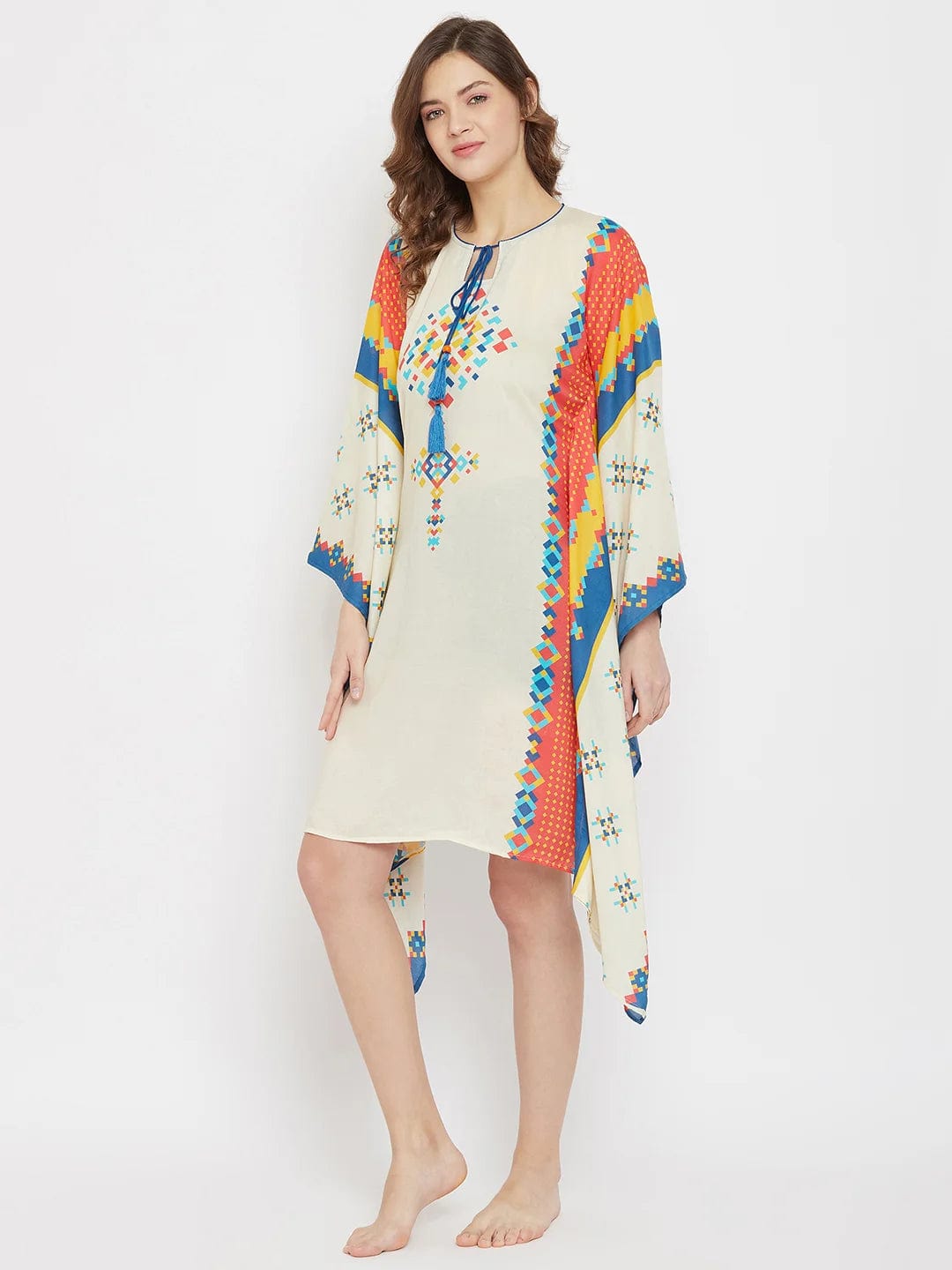 The Kaftan Company Kaftan Bohemian Vibe Modal Resort Kaftan (Final Sale)