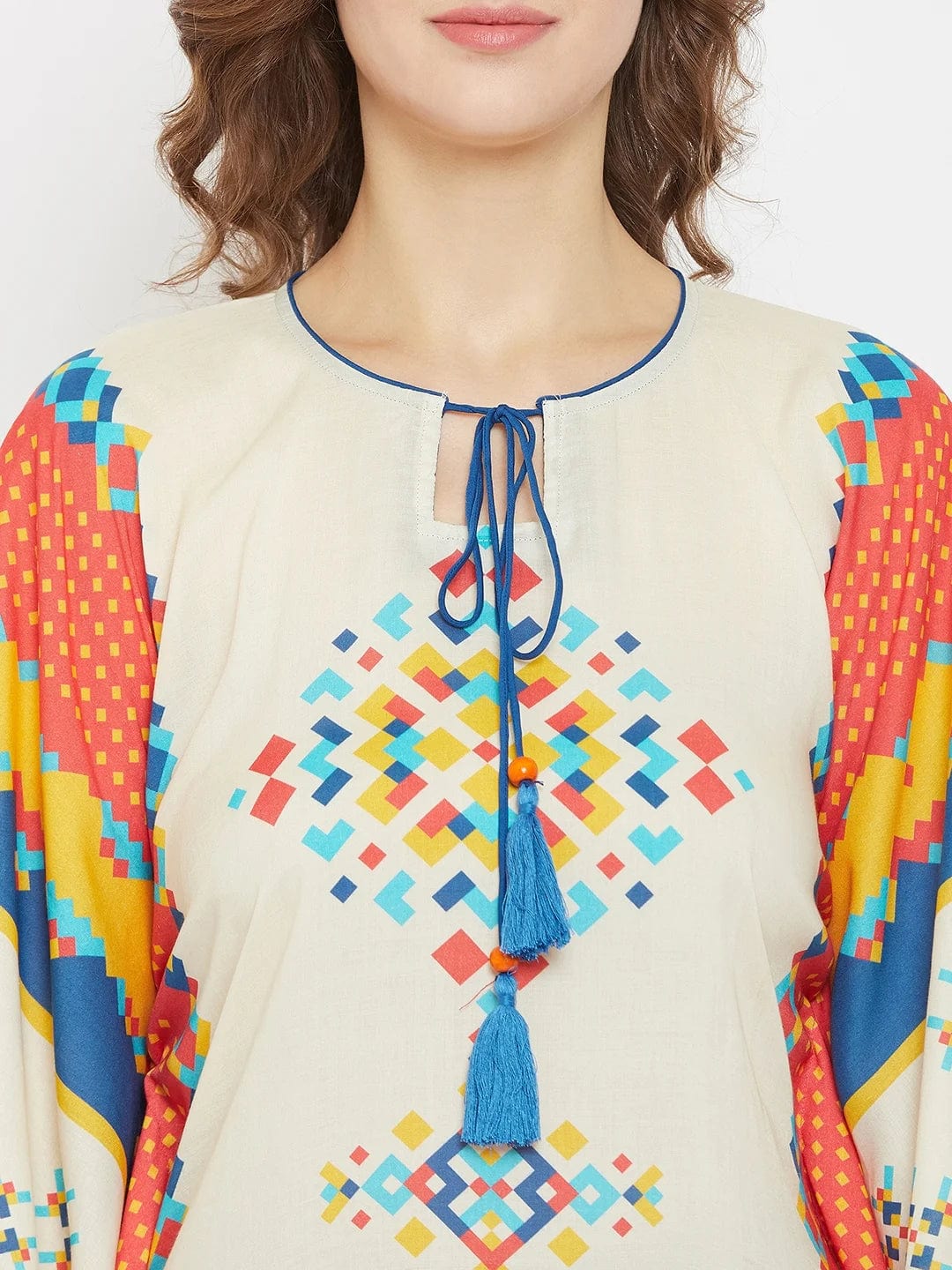 The Kaftan Company Kaftan Bohemian Vibe Modal Resort Kaftan (Final Sale)