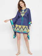 The Kaftan Company Kaftan Boho Aztec Digital Printed Resort Kaftan
