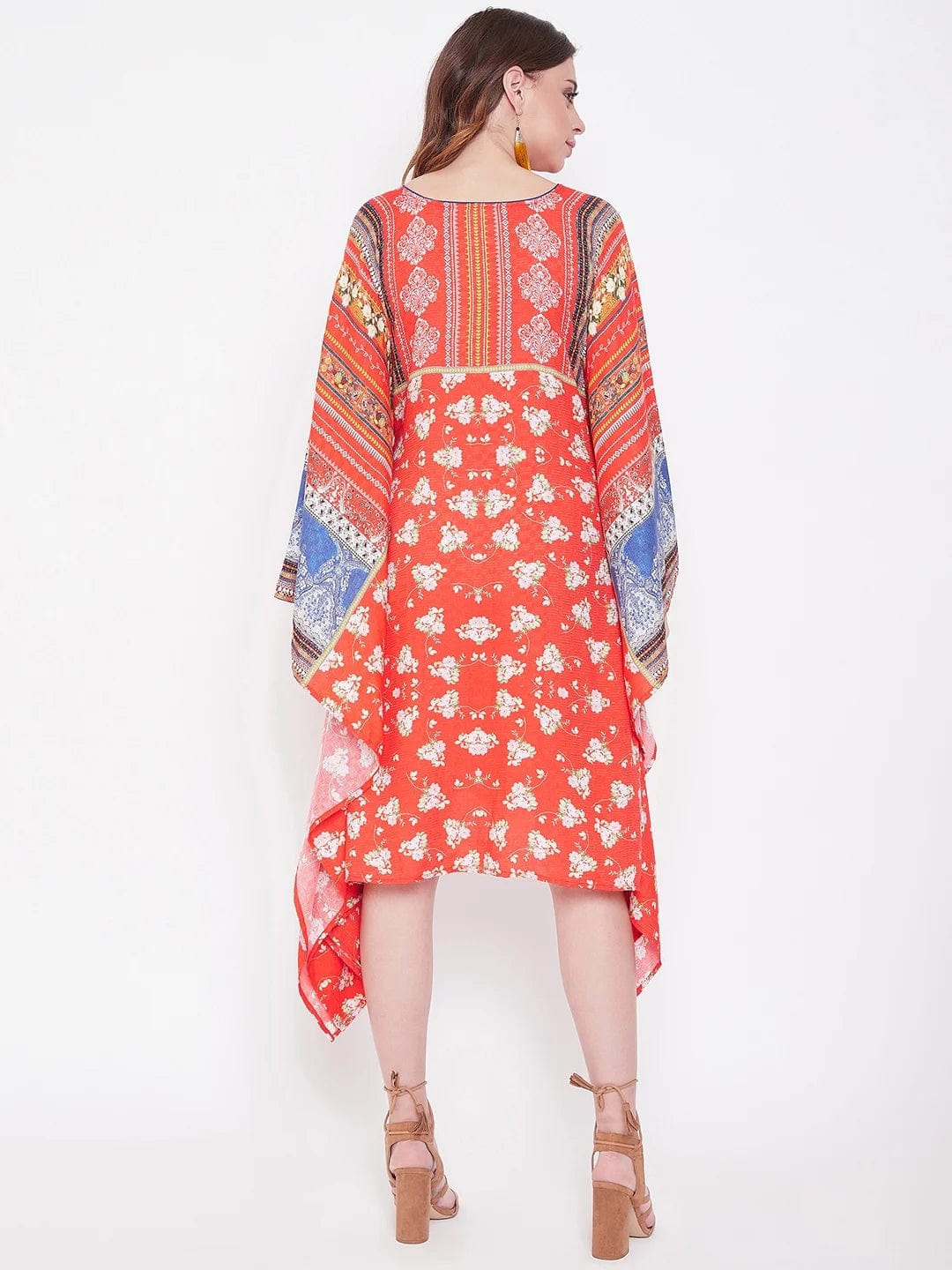 The Kaftan Company Kaftan Boho Beauty Printed Kaftan Dress
