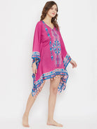 The Kaftan Company Kaftan Boho Dreamcatcher Digital Printed Resort Kaftan (Final Sale)