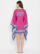 The Kaftan Company Kaftan Boho Dreamcatcher Digital Printed Resort Kaftan (Final Sale)