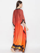 The Kaftan Company Kaftan BROWN OMBREY LOUNGEWEAR KAFTAN