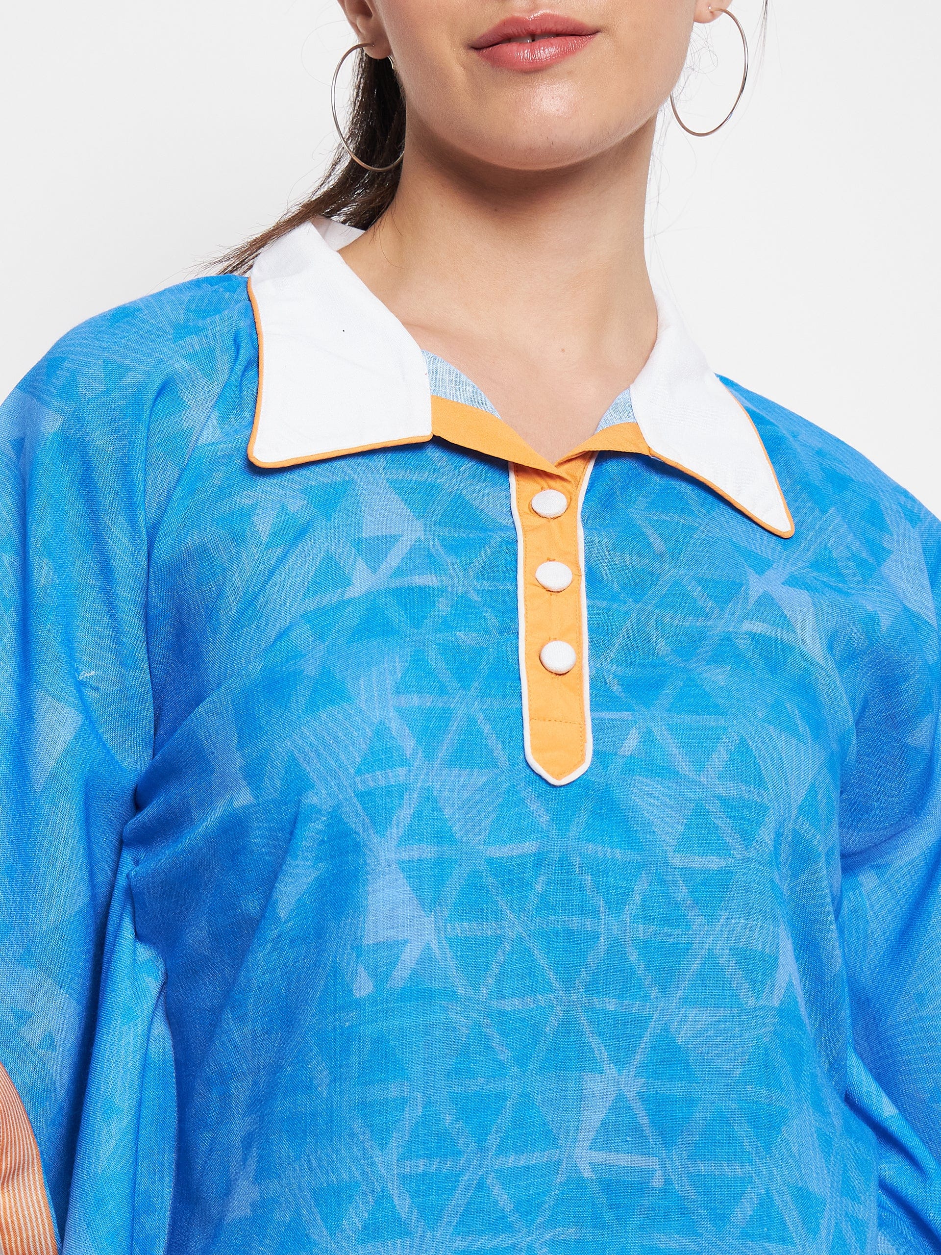 The Kaftan Company Kaftan Cricket Blues - India Wags and Fans Kaftan Dress
