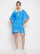 The Kaftan Company Kaftan Cricket Blues - India Wags and Fans Kaftan Dress