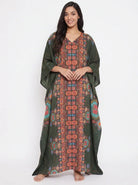 The Kaftan Company Kaftan Ethnic Tribal Print Maxi Kaftan