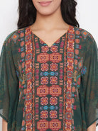 The Kaftan Company Kaftan Ethnic Tribal Print Maxi Kaftan