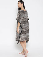 The Kaftan Company Kaftan Floral And Animal Print Loungewear Kaftan - (Clearance - Final Sale)