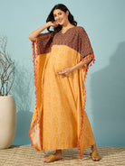 The Kaftan Company Kaftan Golden Bloom Maternity Kaftan