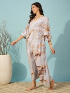 The Kaftan Company Kaftan Grey Marble Gradient Super Soft Kaftan