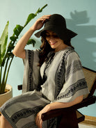 The Kaftan Company Kaftan Nomadic Monochrome Daywear Kaftan