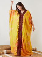 The Kaftan Company Kaftan ONESIZE Yellow Royal Egyptian Freesize Kaftan