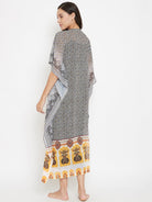 The Kaftan Company Kaftan Starry Polygon Sheer Kaftan with Inner Slip- (Clearance - Final Sale)