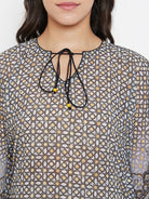 The Kaftan Company Kaftan Starry Polygon Sheer Kaftan with Inner Slip- (Clearance - Final Sale)