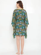 The Kaftan Company Kaftan Sunflower Garden Print Short Kaftan