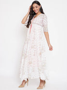 The Kaftan Company Kurta Sets CHIKANKARI HAND EMBROIDERED KURTA 3 PC SET