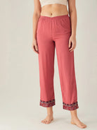 The Kaftan Company Loungewear Floral Flow Modal Kaftan Pyjama Set - (Clearance - Final Sale)