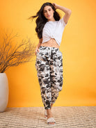 The Kaftan Company Pants Grey Camouflage Lounge Pants