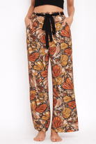 The Kaftan Company Pyjama Monarch Butterfly Print Nightwear Pyjama