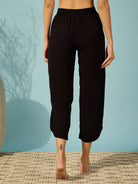 The Kaftan Company Pyjama Set Flourescent Green and Black Pyjama Set