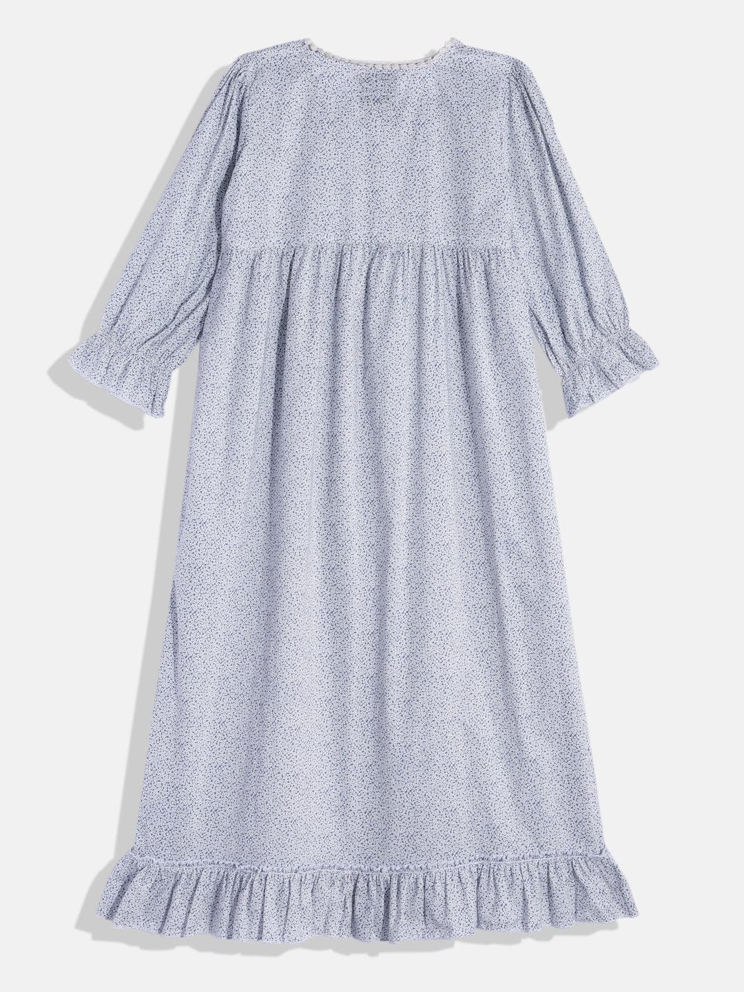 The Kaftan Company Pyjama Set Girls Floral Frilled Night Dress