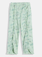 The Kaftan Company Pyjama Set Girls Green Peplum Kimono Pyjama Set