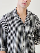 The Kaftan Company Pyjama Set Mens Checks Cotton Pyjama Set