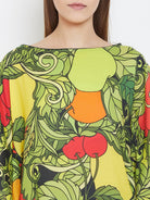 The Kaftan Company Pyjama Set Tropical Fruits Kaftan and Pyjama Loungeset