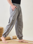 The Kaftan Company Pyjamas Mens Grey Joggers