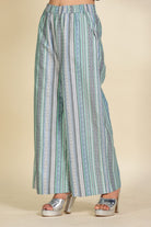 The Kaftan Company Pyjamas Soft Chambray Elastic Waist Lounge Pants