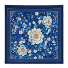 The Kaftan Company Scarfs One size Blue Azure Peony Silk Scarf
