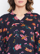 The Kaftan Company Shorts Set BLOOMS AND CHIRPS KAFTAN SHORTS SET