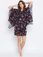 The Kaftan Company Shorts Set BLOOMS AND CHIRPS KAFTAN SHORTS SET