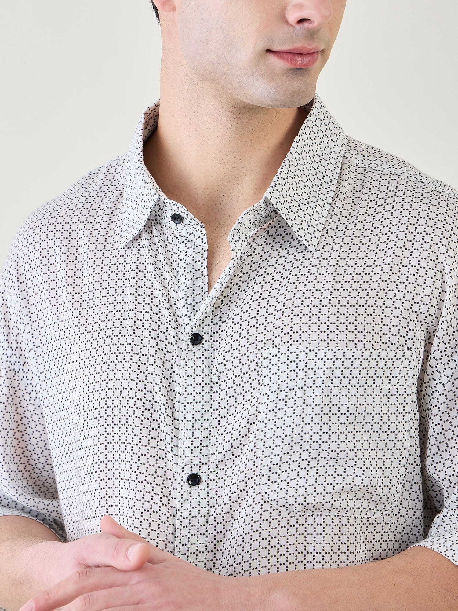 The Kaftan Company Shorts Set Mens White Supersoft Shorts Set