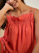The Kaftan Company Shorts Set Red Hearts Shorts Set