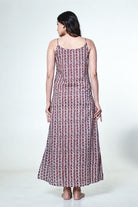 The Kaftan Company Sleep Gowns Lavender Textured Georgette Kaftan Gown Set with Cotton Inner