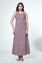 The Kaftan Company Sleep Gowns Lavender Textured Georgette Kaftan Gown Set with Cotton Inner