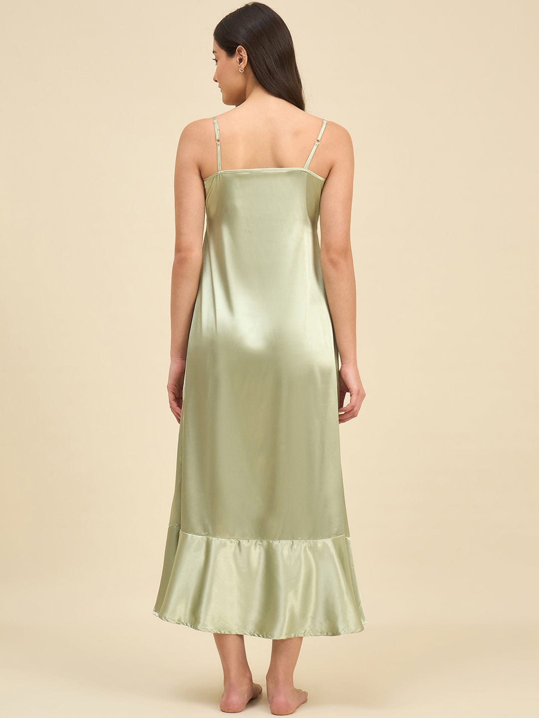 Sage Green Silk Dressing Gown The Kaftan Company Sage Green Satin Gown Set with Multicolour Printed Trim ELLE Draped Wrap Satin Maxi Dress in Sage Green Sage Green Silk Dressing Gown The Kaftan Company Sage Green Satin Gown Set with Multicolour Printed Trim ELLE Draped Wrap Satin Maxi Dress in Sage Green