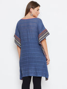 The Kaftan Company Tops 2XL Navy Blue Kaftan Tunic (Final Sale)