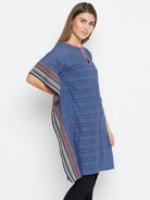 The Kaftan Company Tops 2XL Navy Blue Kaftan Tunic (Final Sale)