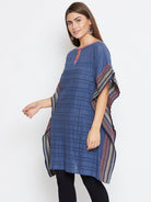 The Kaftan Company Tops 2XL Navy Blue Kaftan Tunic (Final Sale)