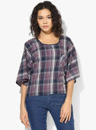 The Kaftan Company Tops Check Me Out Dolman Sleeve Top - (Clearance - Final Sale)