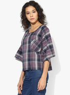 The Kaftan Company Tops Check Me Out Dolman Sleeve Top - (Clearance - Final Sale)
