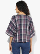 The Kaftan Company Tops Check Me Out Dolman Sleeve Top - (Clearance - Final Sale)