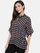 The Kaftan Company Tops Geometric Woolen Kaftan Tunic