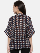 The Kaftan Company Tops Geometric Woolen Kaftan Tunic