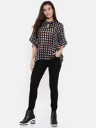 The Kaftan Company Tops Geometric Woolen Kaftan Tunic
